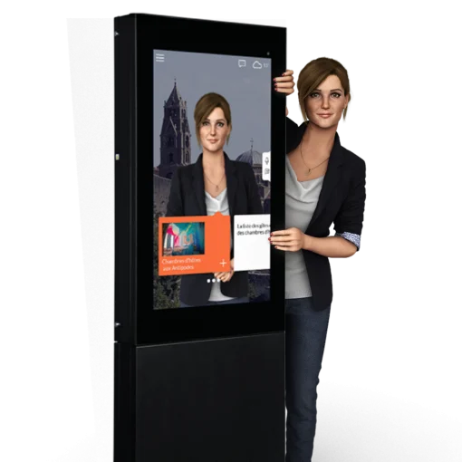 Votre agent digital accueille et renseigne